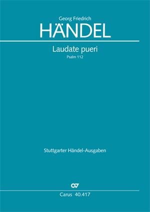 Laudate Pueri Dominum Psaume 112 HWV 237 HAENDEL Partition Chœur