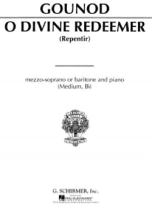 O Divine Redeemer. Voix Moyenne GOUNOD Partition Mélodies