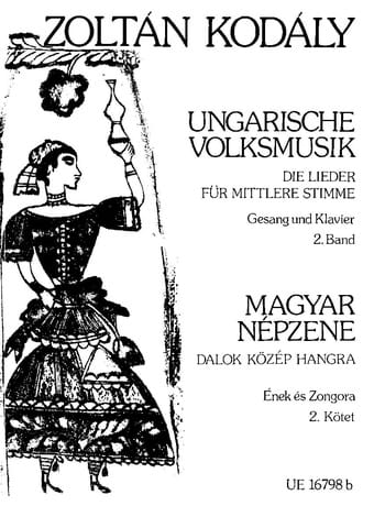 Ungarische Volksmusik. Volume 2 - KODALY - Partition - Mélodies