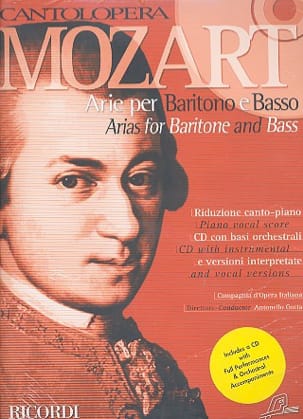 Arie Per Baritono E Basso MOZART Partition Opéras