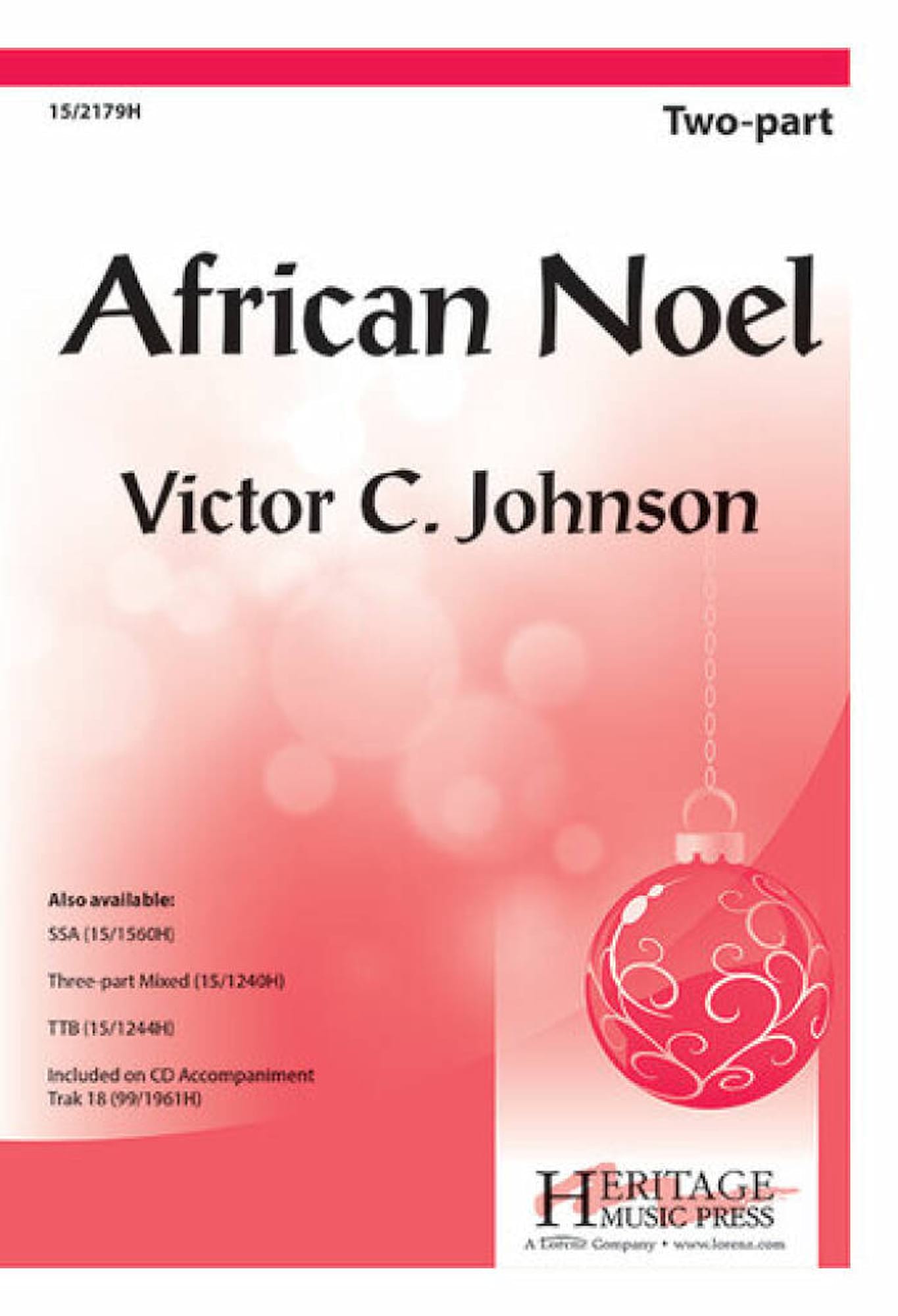 African Noel C. Victor Johnson Partition Chœur