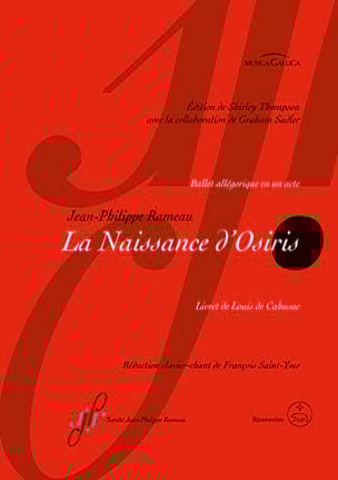 Parcourir les pages de La Naissance d'Osiris RCT 48 - RAMEAU - Partition