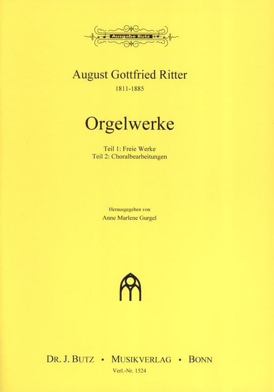 Orgelwerke August Gottfried Ritter Partition Orgue
