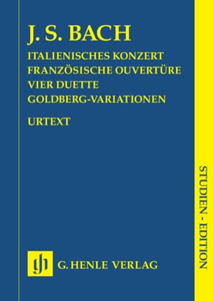 Concerto Italien, Ouverture Française, 4 Duos et Variations Goldberg.