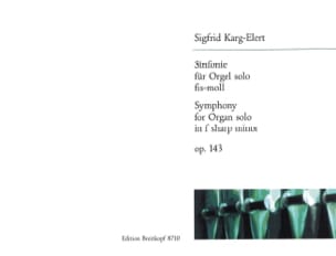 Sinfonie für Orgel solo en fa dièse mineur Op. 143
