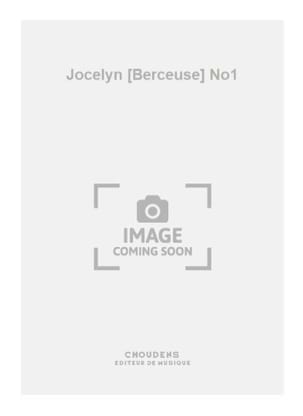 Berceuse de Jocelyn N°1. Mezzo Benjamin Godard Partition Opéras