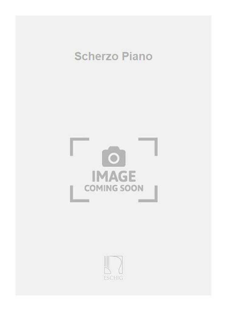 Scherzo Opus 7 Stéphane Blet Partition Piano