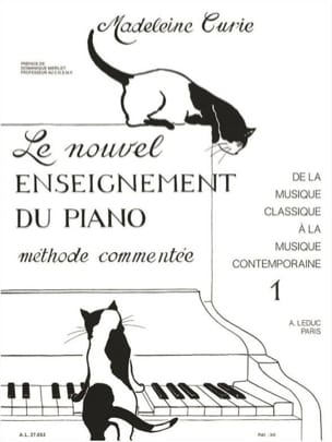 Nouvel Enseignement du Piano Volume 1 Madeleine Curie Partition Piano