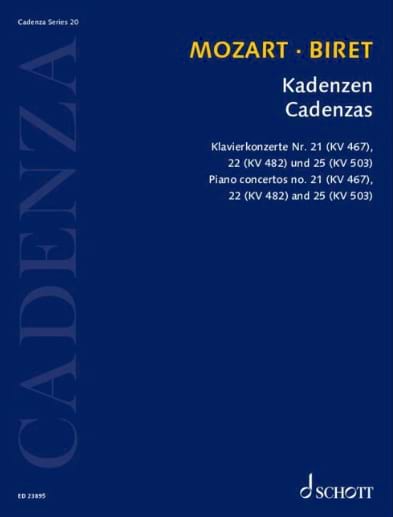 Cadenzas - Concertos pour piano 21, 22 et 25