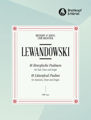 18 Liturgical Psalms Louis Lewandowski Partition Chœur