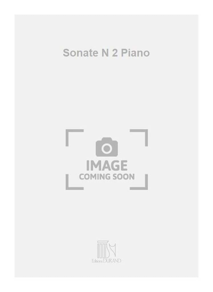 Sonate pour Piano n° 2 Op. 19 Claude Ballif Partition Piano