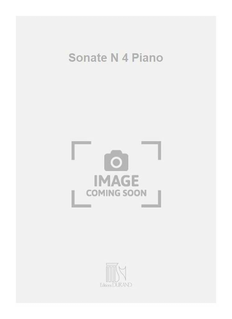Sonate pour Piano n° 4 Opus 31 Claude Ballif Partition Piano