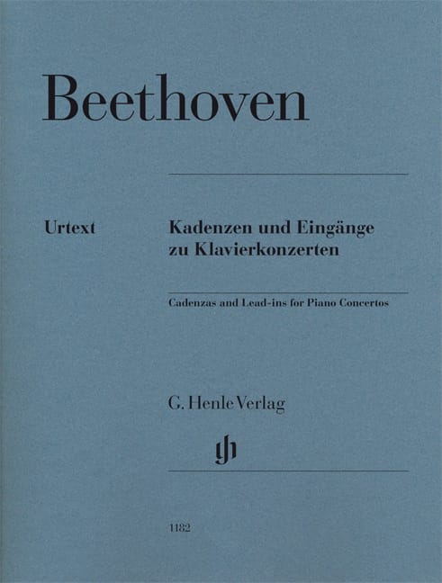 Cadences et introductions des concertos pour piano - BEETHOVEN