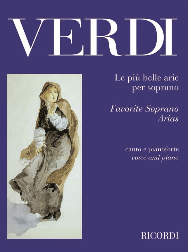Le Piu Belle Arie Per Soprano. VERDI Partition Opéras