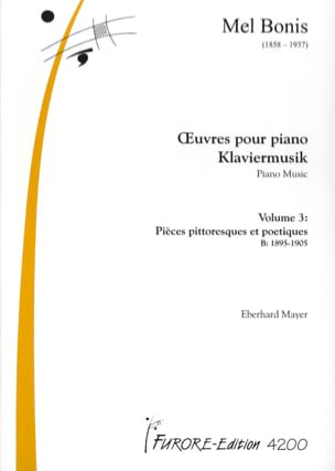 Oeuvres pour piano Volume 3 Mel Bonis Partition Piano