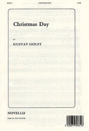 Christmas Day HOLST Partition Chœur