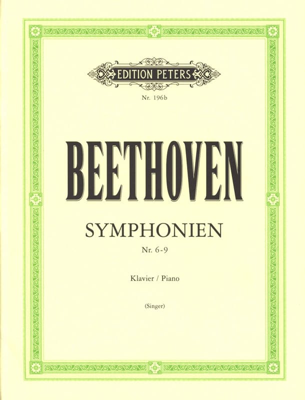 Symphonies 6-9 - BEETHOVEN - Partition - Piano