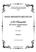 144 Versetti Volume 1 Paolo Benedetto Bellinzani Partition Orgue