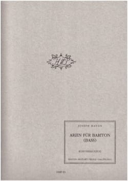 Arien Für Bariton Bass HAYDN Partition Opéras