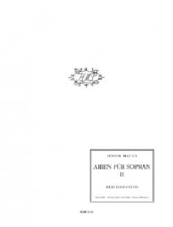 Arien Für Sopran Volume 2 HAYDN Partition Opéras