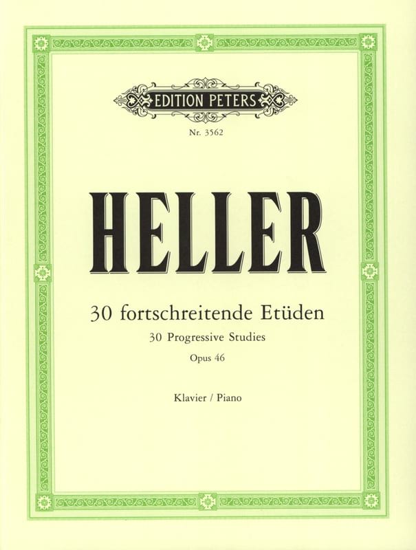 Etüden Opus 46 - Stephen Heller - Partition - Piano
