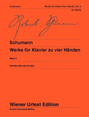 Klavierwerke Bd 2 - 4 mains SCHUMANN Partition Piano
