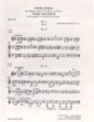 4 Gesänge Op.17. Partie de harpe BRAHMS Partition Chœur