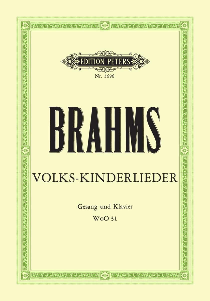 Volks-Kinderlieder WoO 31 - BRAHMS - Partition - Mélodies