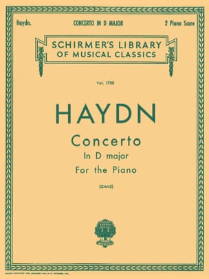 Concerto Pour Piano Hob 18-11 HAYDN Partition Piano