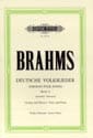 Deutsche Volkslieder Voix Grave BRAHMS Partition Mélodies