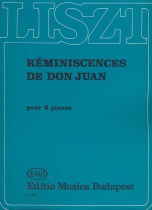 Réminiscences de Don Juan. 2 Pianos LISZT Partition Piano