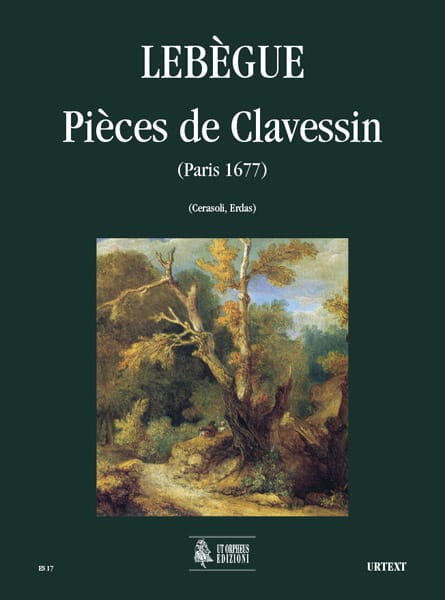 Pièces de Clavessin Nicolas Antoine Lebègue Partition Clavecin