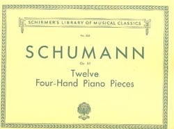12 Pièces Opus 85 - 4 Mains SCHUMANN Partition Piano