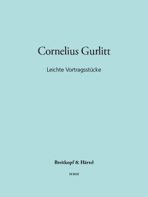Leichte Vortragsstücke Cornelius Gurlitt Partition Piano