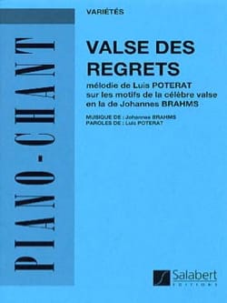 Valse des Regrets BRAHMS Partition Mélodies