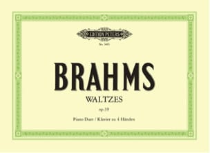 Valses Opus 39. 4 Mains BRAHMS Partition Piano