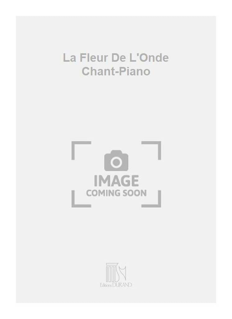 La fleur de l'onde Ferdinand Barlow Partition Mélodies