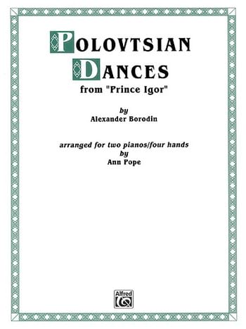 Polovtsian Dances. 2 Pianos BORODINE Partition Piano