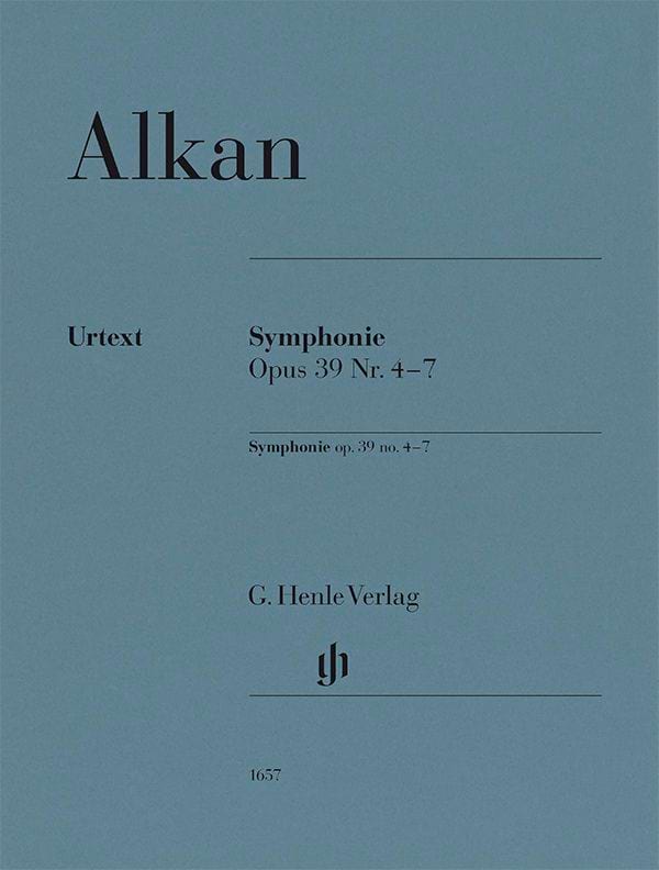 Symphonie op. 39 N° 4-7 Charles Valentin Alkan Partition Piano