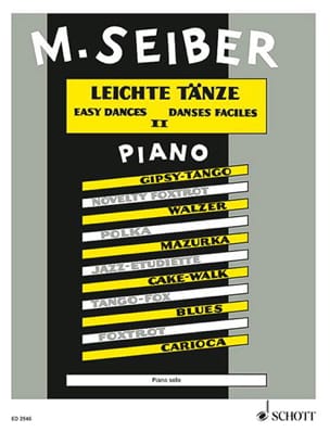 Leichte Tänze Bd 2 Matyas Seiber Partition Piano