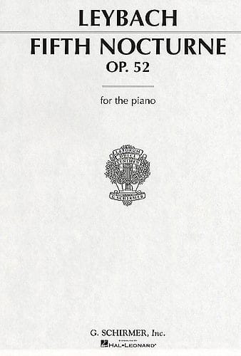 Nocturne op. 52-5 Ignace Leybach Partition Piano