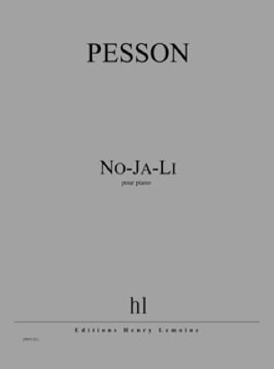 No-Ja-Li - Gérard Pesson - Partition - Piano
