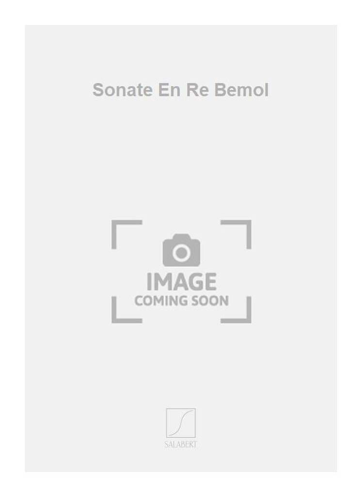 Sonate en Ré bémol Pierre de Bréville Partition Piano
