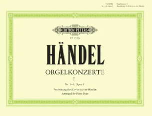 Concertos Pour Orgue Volume 1 HAENDEL Partition Piano