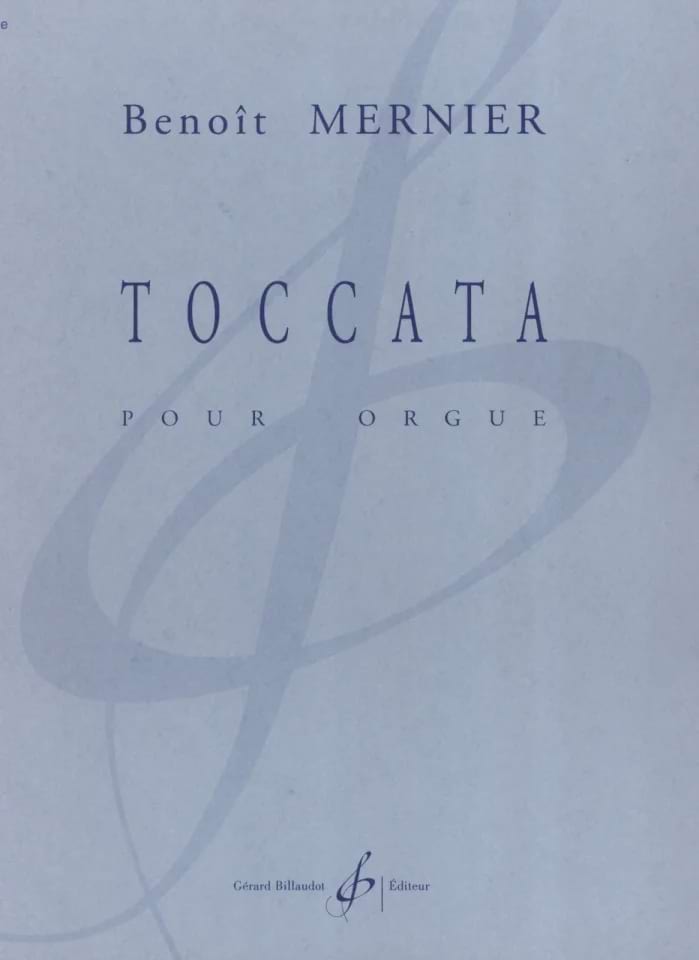 Toccata Benoît Mernier Partition Orgue