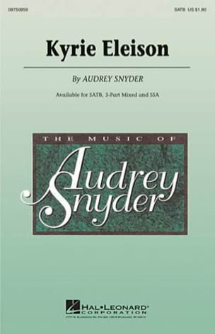 Kyrie Eleison - SATB audrey snyder Partition Chœur