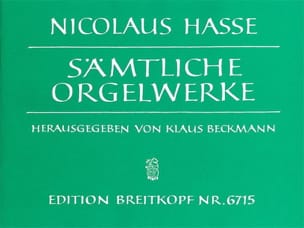 Sämtliche Orgelwerke Nicolaus Hasse Partition Orgue