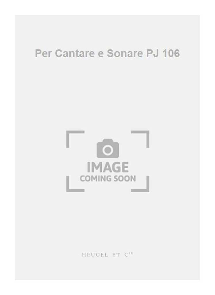 Per Cantare E Sonare/pj106 Giroust / turellier Partition Chœur