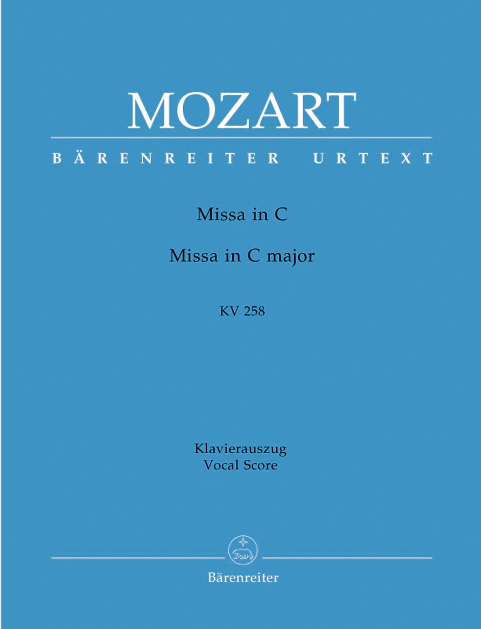 Messe en Ut MOZART Partition Chœur