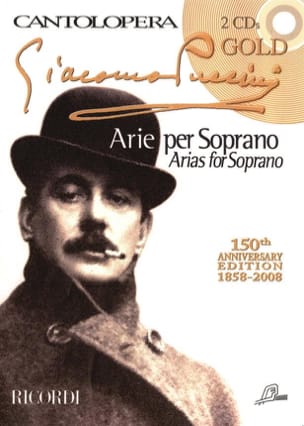 Arie per Soprano + 2 Cds PUCCINI Partition Opéras